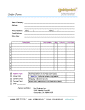 Order Form web page